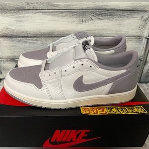 Jordan 1 Low Retro OG Atmosphere Grey mens 13us